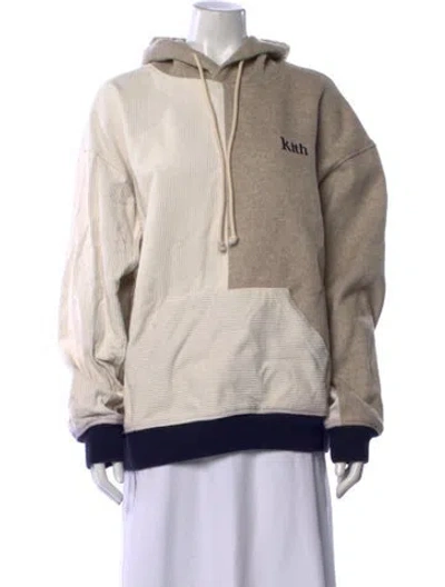 Pre-owned Kith Wool Colorblock Pattern Sweater In Neutrals