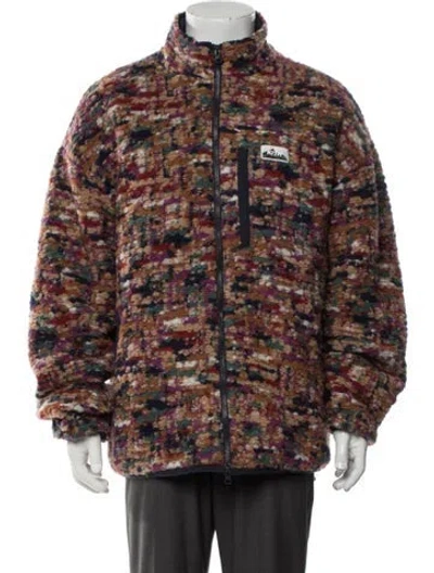 Pre-owned Kith Wool Patterned Jacket In Neutrals