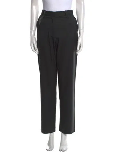 Pre-owned Kith Wool Straight Leg Pants In Green