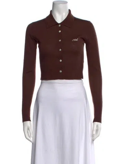Pre-owned Kith Wool Sweater In Brown