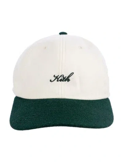 Pre-owned Kith Wool Textured Baseball Hat In Multi