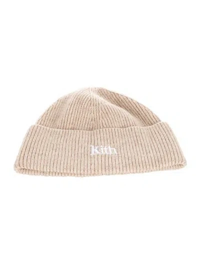 Pre-owned Kith Woven Beanie In Neutral