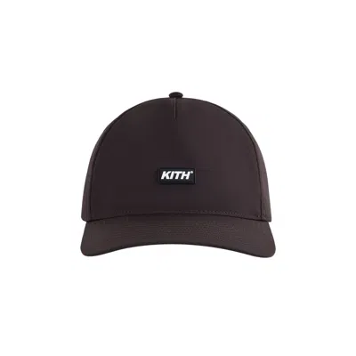 Pre-owned Kith Wrinkle Nylon Bay Low Pinch Crown 'kindling' | Brown | Men's Size Onesize