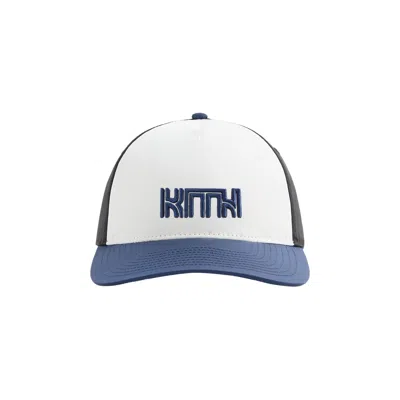 Pre-owned Kith Wrinkle Nylon Bay Low Pinch Crown 'meter' | Blue | Men's Size Onesize