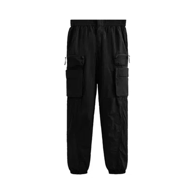 Pre-owned Kith Wrinkle Nylon Chauncey Cargo Pant 'black' | Men's Size L