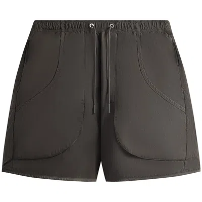 Pre-owned Kith Wrinkle Nylon Fowler Short 'somber' | Grey | Men's Size S In Gray