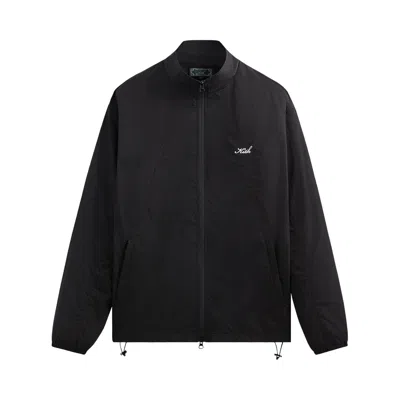 Pre-owned Kith Wrinkle Nylon Windsor Panelled Track Jacket 'black' | Men's Size L