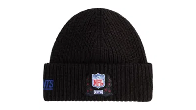 Pre-owned Kith X 47 Brand X Nfl Chunky Knit Mia Beanie In Black