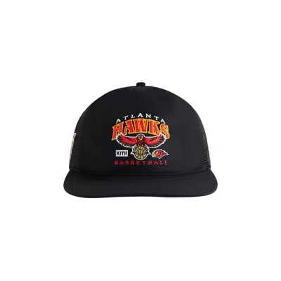 Pre-owned Kith X '47 For Nba All-star Atlanta Hawks Trucker Hat 'black' | Men's Size Onesize