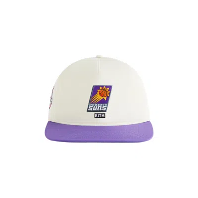 Pre-owned Kith X '47 For Nba All-star Phoenix Suns Sl Hitch Snapback 'sandrift' | White | Men's Size Onesize
