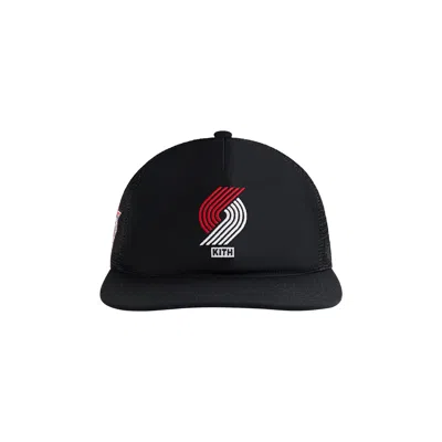 Pre-owned Kith X '47 For Nba All-star Portland Trail Blazers Trucker Hat 'black' | Men's Size Onesize