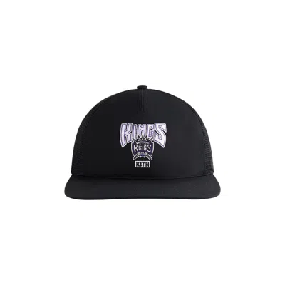 Pre-owned Kith X '47 For Nba All-star Sacramento Kings Trucker Hat 'black' | Men's Size Onesize