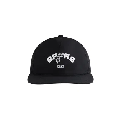 Pre-owned Kith X '47 For Nba All-star San Antonio Spurs Trucker Hat 'black' | Men's Size Onesize