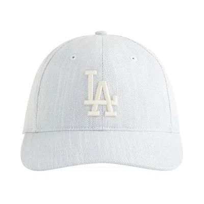 Pre-owned Kith X '47 For The Los Angeles Dodgers Denim Franchise Ls Cap 'dream Indigo' | White | Men's Size Xx