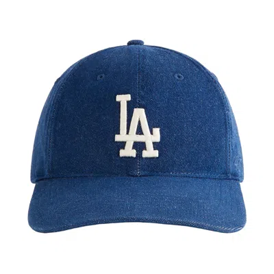 Pre-owned Kith X '47 For The Los Angeles Dodgers Denim Franchise Ls Cap 'sway' | Blue | Men's Size Xl