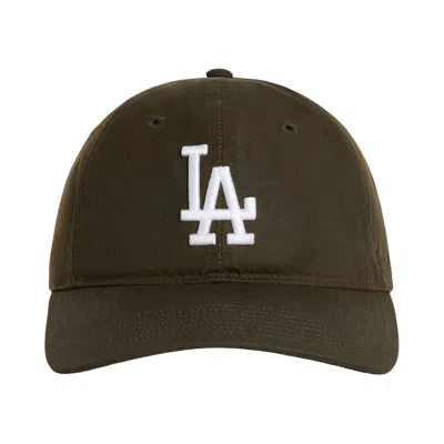 Pre-owned Kith X '47 For The Los Angeles Dodgers Waxed Cotton Franchise Ls Cap 'cypress' | Brown | Men's Size