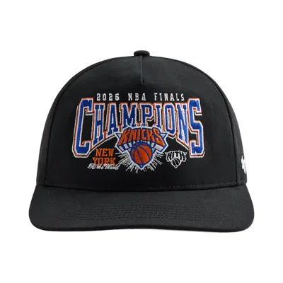 Pre-owned Kith X '47 For The New York Knicks 2026 Champions Hitch Snapback 'black' | Men's Size Onesize