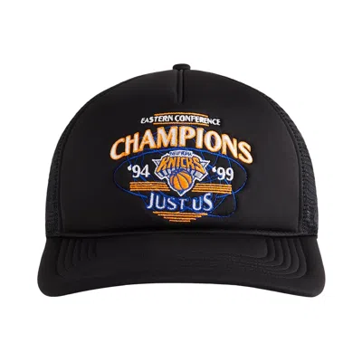 Pre-owned Kith X '47 For The New York Knicks Trucker Fm Hat 'black' | Men's Size Onesize