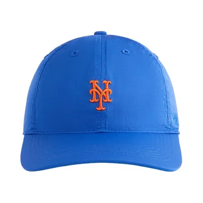 Pre-owned Kith X '47 For The New York Mets Nylon Mini Logo Aaron Classic Cap 'lake' | Blue | Men's Size Onesiz