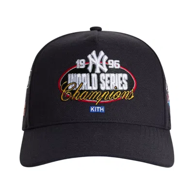 Pre-owned Kith X '47 For The New York Yankees Ballpark Offside Dt Cap 'nocturnal' | Blue | Men's Size Onesize