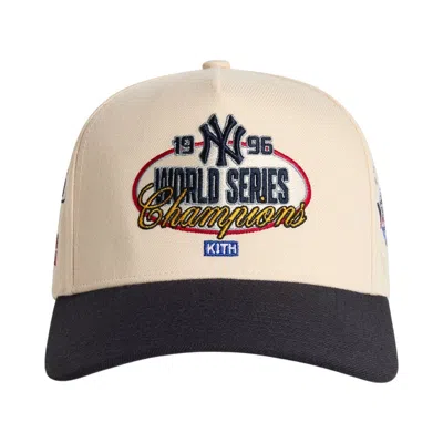 Pre-owned Kith X '47 For The New York Yankees Ballpark Offside Dt Cap 'sandrift' | Cream | Men's Size Onesize