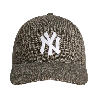Pre-owned Kith X ‘47 For The New York Yankees Barre Stripe Franchise Ls Cap 'apocalypse' | Tan | Men's Size M