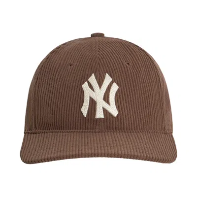 Pre-owned Kith X ‘47 For The New York Yankees Corduroy Franchise Ls Cap 'kindling' | Brown | Men's Size Xxl