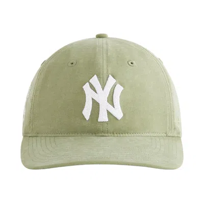 Pre-owned Kith X '47 For The New York Yankees Cupro Linen Franchise Ls Cap 'commune' | Green | Men's Size L