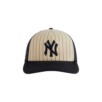 Pre-owned Kith X '47 For The New York Yankees Franchise Ls Trucker Hat 'nocturnal' | Blue | Men's Size Xxl