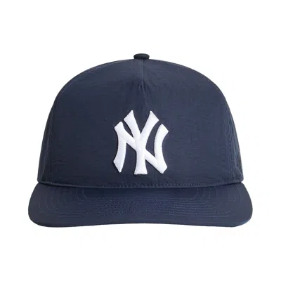 Pre-owned Kith X '47 For The New York Yankees Nylon Sl Hitch Snapback 'nocturnal' | Blue | Men's Size Onesize