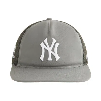Pre-owned Kith X '47 For The New York Yankees Sl Hitch Trucker Hat 'island' | Grey | Men's Size Onesize In Gray