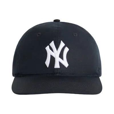 Pre-owned Kith X '47 For The New York Yankees Waxed Cotton Franchise Ls Cap 'nocturnal' | Black | Men's Size X