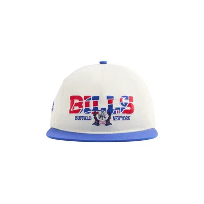 Pre-owned Kith X '47 For The Nfl Buffalo Bills Nylon Hitch Snapback 'sandrift' | White | Men's Size Onesize