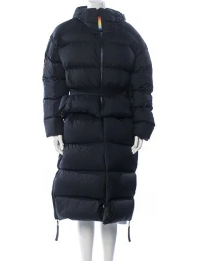 Pre-owned Kith X Adidas Down Coat In Blue