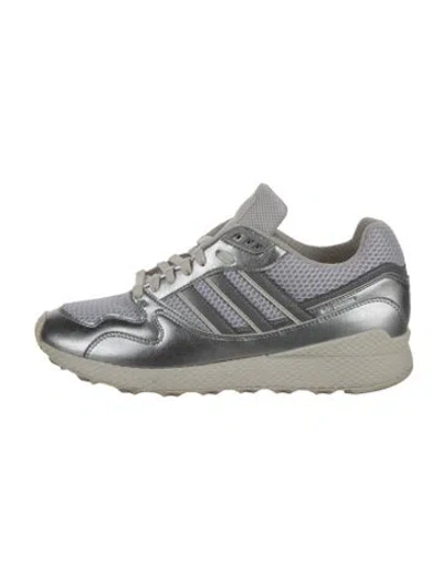 Pre-owned Kith X Adidas Leather Athletic Sneakers In Multi