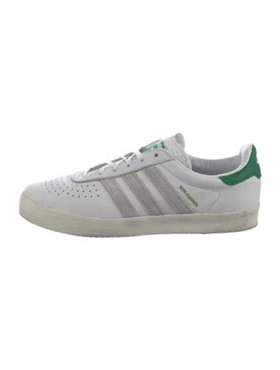 Pre-owned Kith X Adidas Leather Sneakers In White
