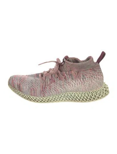 Pre-owned Kith X Adidas Patterned Athletic Sneakers In Red