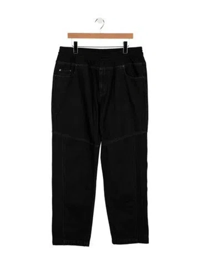 Pre-owned Kith X Adidas Straight-leg Jeans In Black