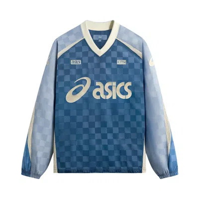 Pre-owned Kith X Asics Loyalty Exclusive Dayton Combo Pullover 'voyage' | Blue | Men's Size S