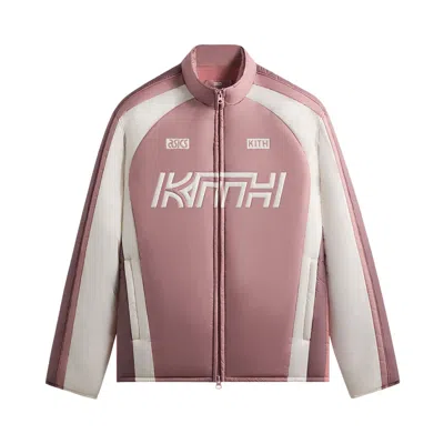 Pre-owned Kith X Asics Loyalty Exclusive Puffed Brixton Track Jacket 'quartz' | Pink | Men's Size Xxl