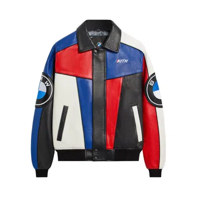 Pre-owned Kith X Avirex For Bmw Leather Jacket 'multi' | Multi-color | Men's Size L In Multicolor