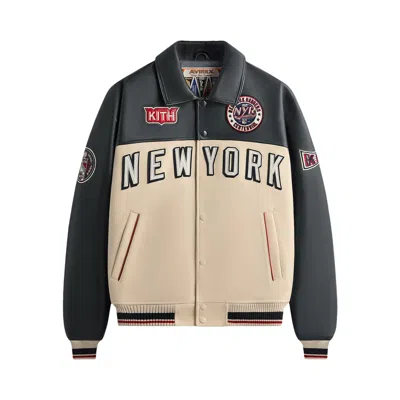 Pre-owned Kith X Avirex For The New York Rangers Bomber Jacket 'navy' | Blue | Men's Size Xl