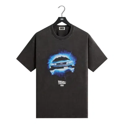 Kith X Back To The Future Delorean T-shirt In Black