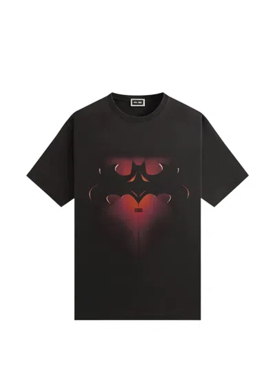 Kith X Batman And Robin Logo T-shirt In Black