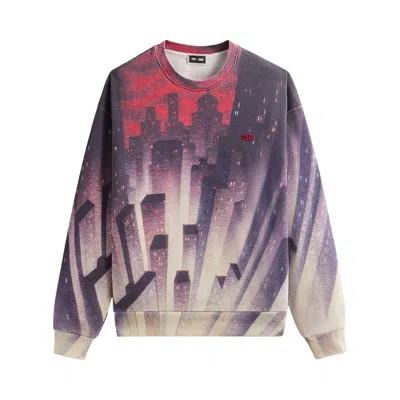 Pre-owned Kith X Batman Animated City Vintage Nelson Crewneck 'allure' | Multi-color | Men's Size Xl