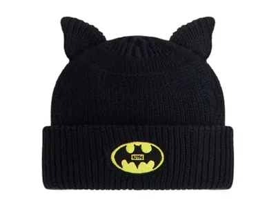 Pre-owned Kith X Batman Baby Bat Ear Beanie In Black
