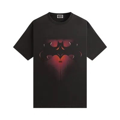 Pre-owned Kith X Batman Batman And Robin Logo Vintage Tee 'black'