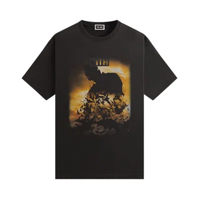Pre-owned Kith X Batman Batman Begins Vintage Tee 'black'