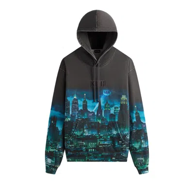 Pre-owned Kith X Batman Gotham Vintage Nelson Hoodie 'black' | Men's Size M