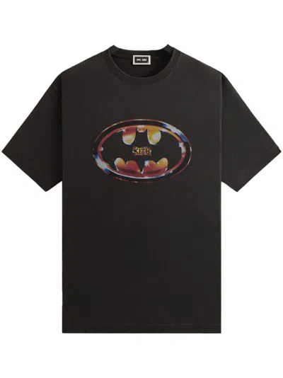 Kith X Batman Logo-print T-shirt In Black